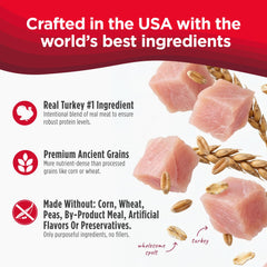 Nulo Frontrunner ingredients with turkey and trout for quality nutrition