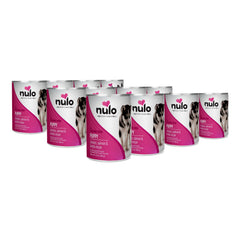 Nulo Puppy wet food with chicken, salmon, and lentils in a bowl boosts appetites and digestion.
