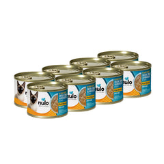 Nulo Real Shreds with Flakes in broth—a protein-rich meal for cats