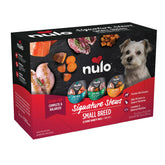 Nulo Signature Stews small-breed meat in broth for moisture at mealtime.