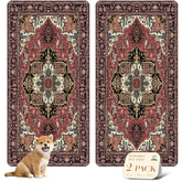 Nunubaby red rectangle pee pad 36x72 adds stylish floor protection.