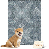 nunubaby washable dog pee pad blue protects floors and crates from accidents