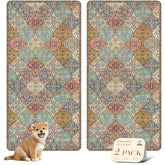 nunubaby washable pee pad in crate with non-slip backing keeps floors dry