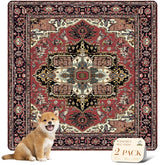 Nunubaby washable pee pad for dogs, top view, protects floors with style.
