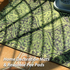 nunubaby multi-pattern pee pad adds style while absorbing accidents