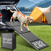 NUOBESTY 71-inch dog ramp wide for easy vehicle access.