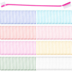 Nuogo dog toothbrush bulk dual-head kit for versatile cleaning across sizes.