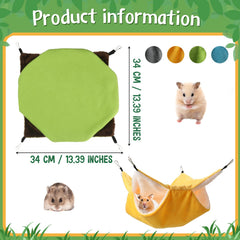 Nuogo yellow small-animal hammock bright color for cage play and rest