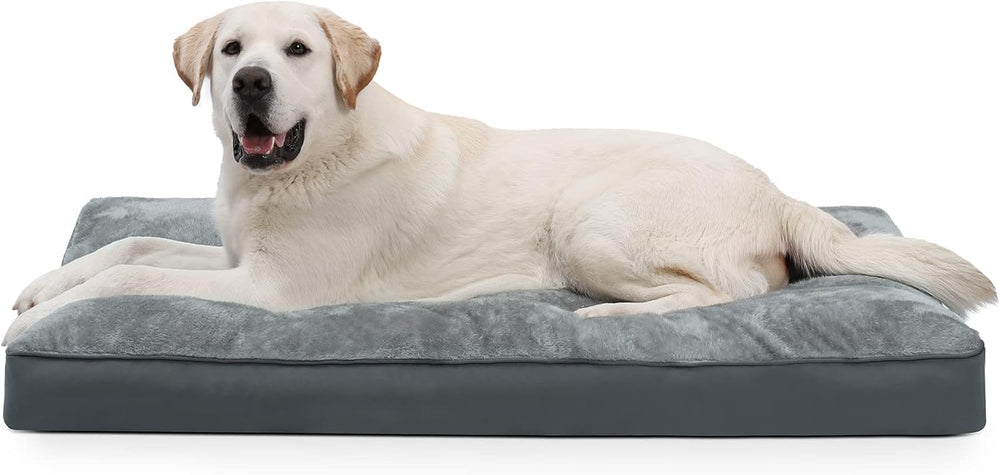 NUPIDA dog crate bed plush top view for cozy resting.