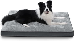 NUPIDA dog crate bed with waterproof plush surface for calm naps.