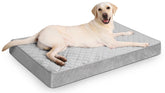 NUPIDA orthopedic dog bed with waterproof cover protects foam from accidents, keeping your pet clean
