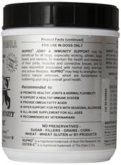 Nupro Joint Support label highlighting ingredients for joint lubrication.