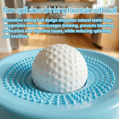 Rotating ball feature adds interactive challenge and mental stimulation.