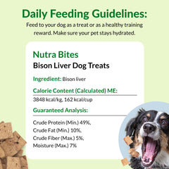 Nutra Bites high-value training reward shown in action with a dog.