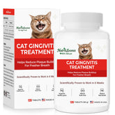 NutraLeonis Cat Dental Care packaging highlighting natural ingredients for daily oral care