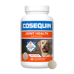 Nutramax Cosequin dog chew tablet bottle for everyday joint support.
