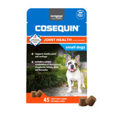 Nutramax Cosequin Minis soft chews bottle supports small dog joint health.