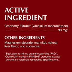 Nutramax Crananidin urinary health illustration highlighting cranberry extract support