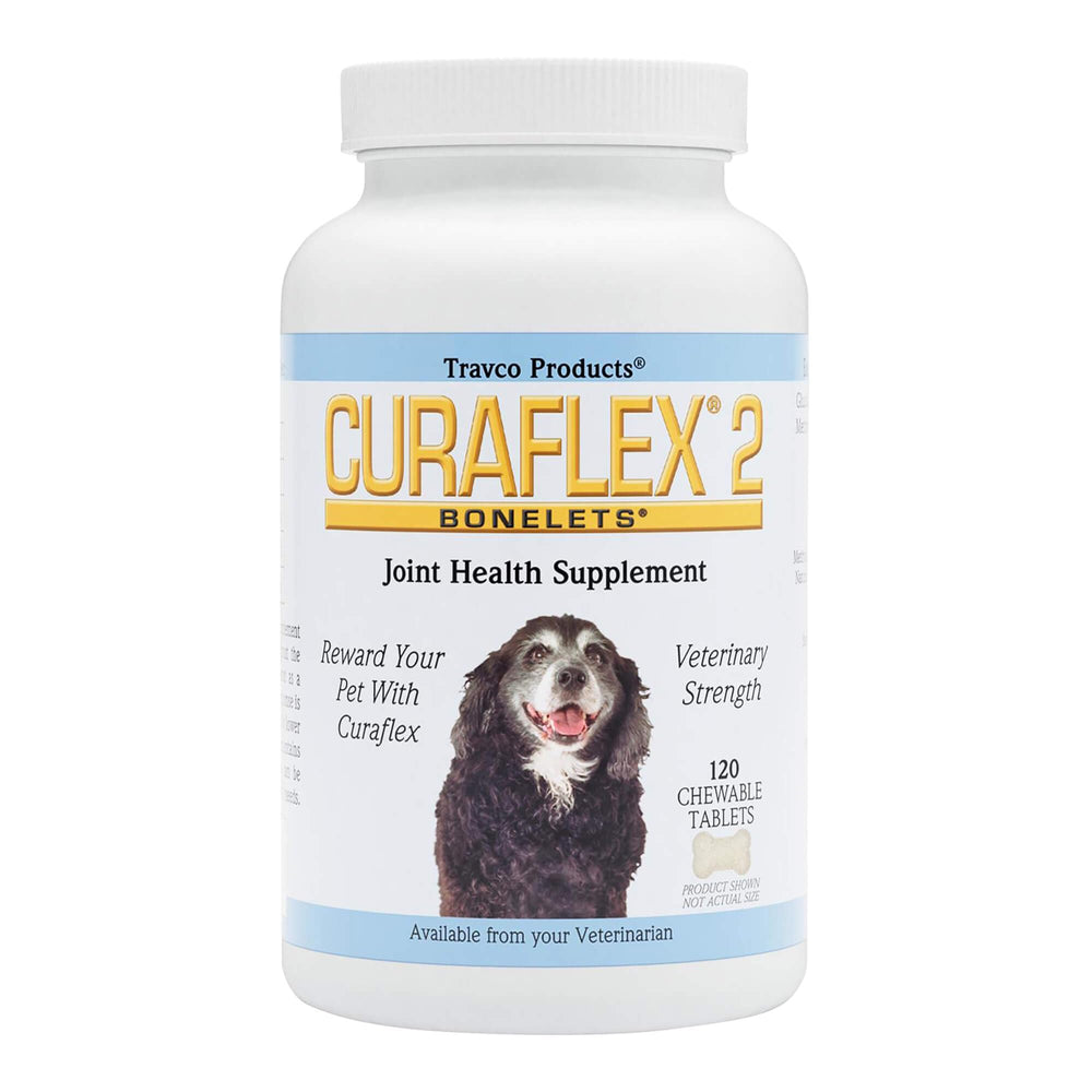 Nutramax Curaflex 2 dog chew tablets for joint support and activity