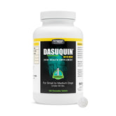 Nutramax Dasuquin dog chew tablets front view showing easy joint support.