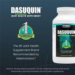 Nutramax Dasuquin glucosamine label close-up highlighting active ingredient
