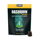 Nutramax Dasuquin large dogs bottle showing daily joint support soft chews