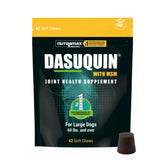 Nutramax Dasuquin for large dogs bottle showing joint health support for daily use