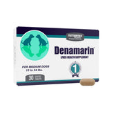 Nutramax Denamarin SAM-e tablet on white background for dog liver support.