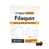 Packaging for Nutramax Filaquin anal gland soft chews for dogs.