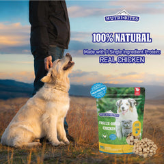 Nutri Bites treats on table, ideal for training and quick rewards.