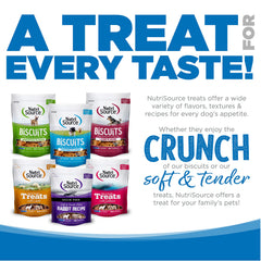 NutriSource TU80020 soft chicken treats close-up texture, inviting chew.
