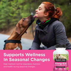 Nutri-Vet Allerg-Eze chews served as tasty liver treats for dogs