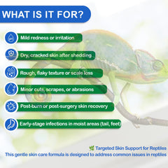 Nutriarise skin care application spray for targeted, comfortable reptile use.