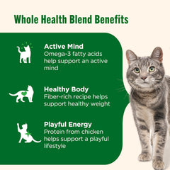Nutrish all ages natural cat food with essential vitamins and minerals