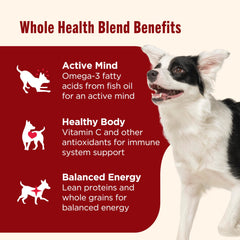Nutrish pate texture for adult dog meals, rich and appealing.