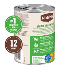Nutrish Paté with visible veggies adds natural texture and fiber variety.