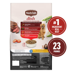Nutrish Dish highlights coin-cut carrots for fiber and crunch.