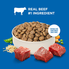 Nutrish large-breed bowl with kibble ready for daily meals