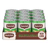 Nutrish Rachael Ray wet dog food with real chicken and vegetables in gravy for tasty meals