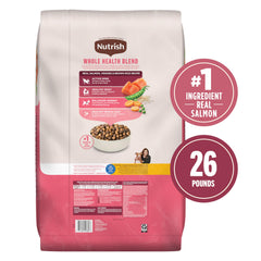Nutrish Veggies Brown Rice Mix image features balanced ingredients for steady energy.