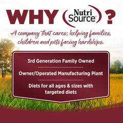 NutriSource beef and rice in a bowl, ready to serve during mealtime.