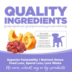 NutriSource Pure Vita Omega-3 and Omega-6 rich formula for healthy skin and coat