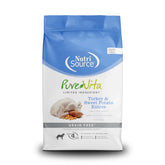 NutriSource Pure Vita turkey and sweet potato bag front for all life stages.