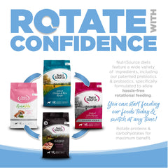 NutriSource packaging image for large-breed formula showcasing value bag