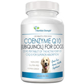 Nutrition Strength CoQ10 for Dogs chewables promote heart health and energy.