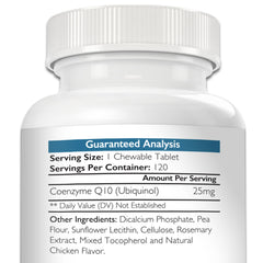 Nutrition Strength CoQ10 for Dogs heart-health chew supports cardiovascular function.