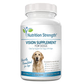 Nutrition Strength Eye Care for Dogs bottle with chewables for daily eye support