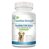 Nutrition Strength Taurine for Dogs bottle front supports heart health.