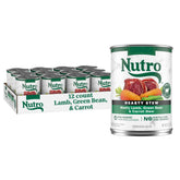 Nutro Hearty Stew lamb with green beans and carrots in gravy for dogs