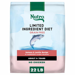 Nutro Limited Ingredient Diet salmon and lentils bag for sensitive dogs